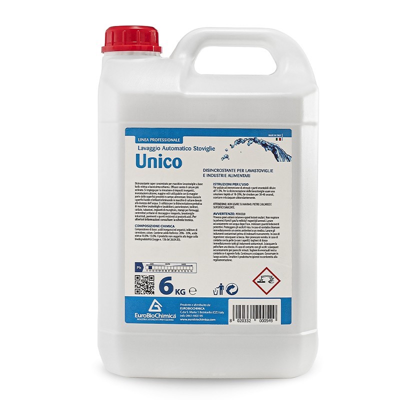 Unico – Disincrostante Lavastoviglie Professionale Super Concentrato