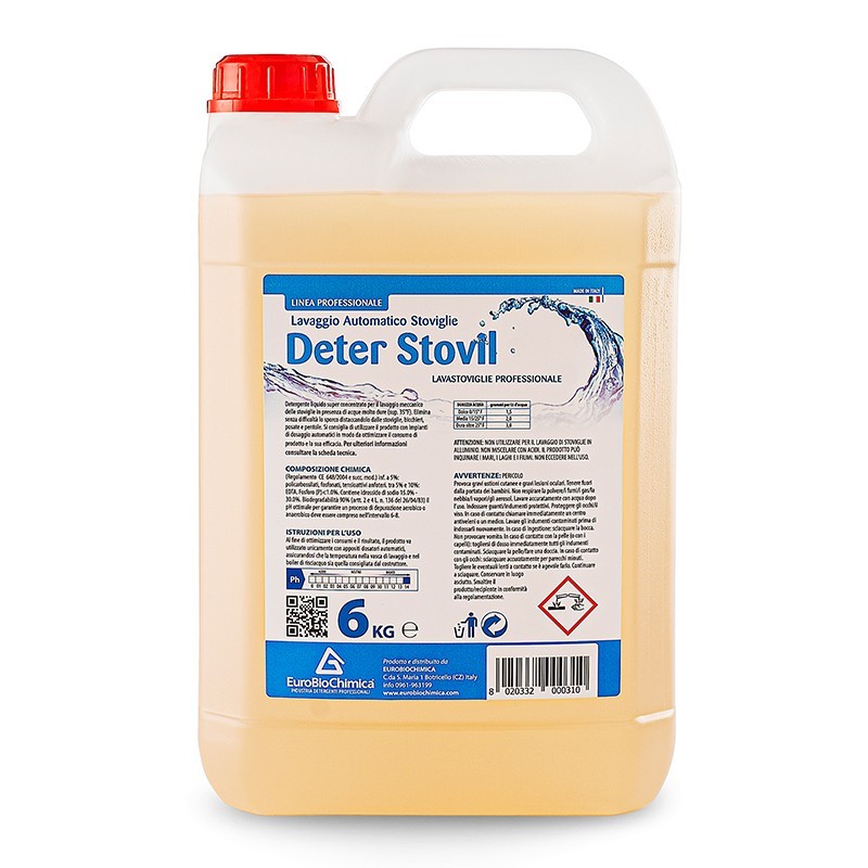 Deter Stovil – Detergente Lavastoviglie Professionale Super Concentrato
