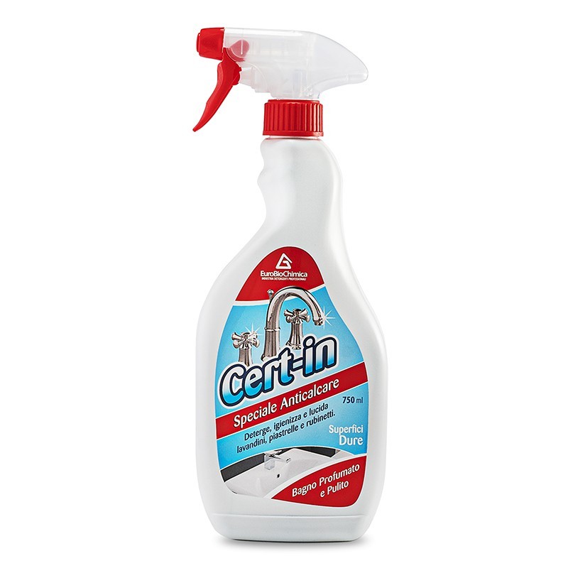 Cert-in – Detergente Disincrostante Anticalcare Igienizzante per Bagno e Superfici