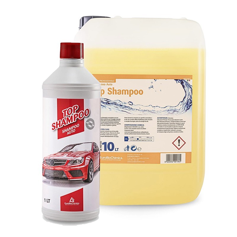 Top Shampoo – Detergente Auto con Cera Autolucidante