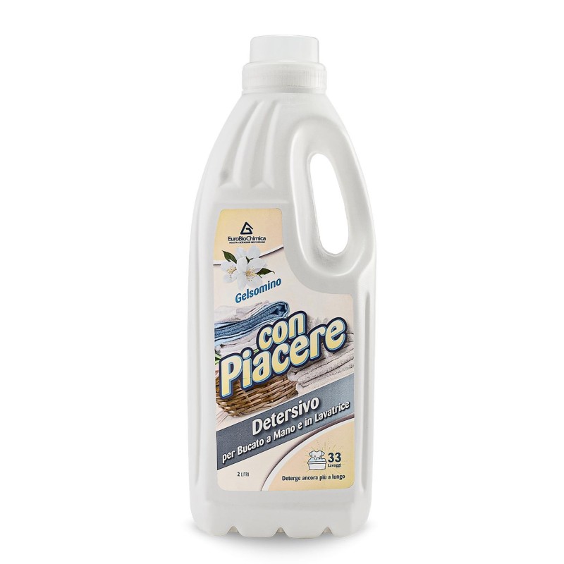 Con Piacere – Detersivo Lavatrice Gelsomino 2 LT | Bucato Pulito e Profumato