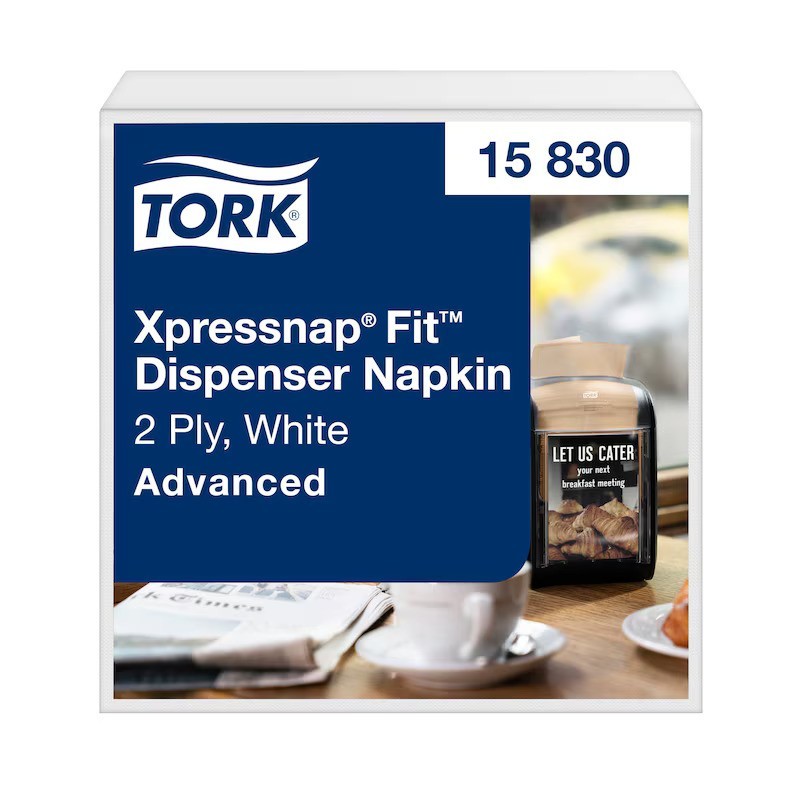Tovaglioli Tork Xpressnap Fit® N14 Advanced Natural 2 Veli – Ecologici e Compatti per Ristoranti E Bar Tovaglioli Tork Xpressnap Fit® N14 Advanced Natural 2 Veli – Ecologici e Compatti per Ristoranti E Bar