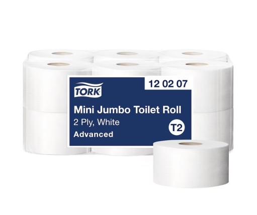 Carta Igienica Tork Mini Jumbo 2 Veli – Alta Capacità e Comfort