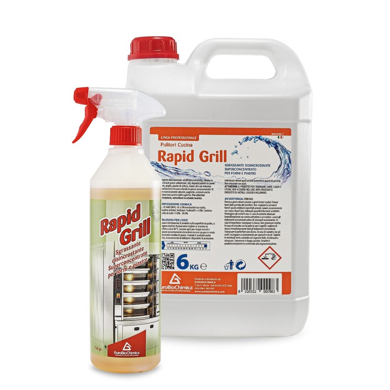 Rapid Grill - Sgrassante Forni e Griglie Professionale