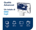 Rotolo Carta Igienica Tork SmartOne® T8 2 Veli – Alta Capacità e Riduzione Consumi 40% - CF DA 6 ROTOLI