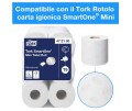 Dispenser Carta Igienica Tork SmartOne® T9 Mini Bianco – Erogazione Singola per Aree a Media Affluenza Dispenser Carta Igienica Tork SmartOne® T9 Mini Bianco – Erogazione Singola per Aree a Media Affluenza