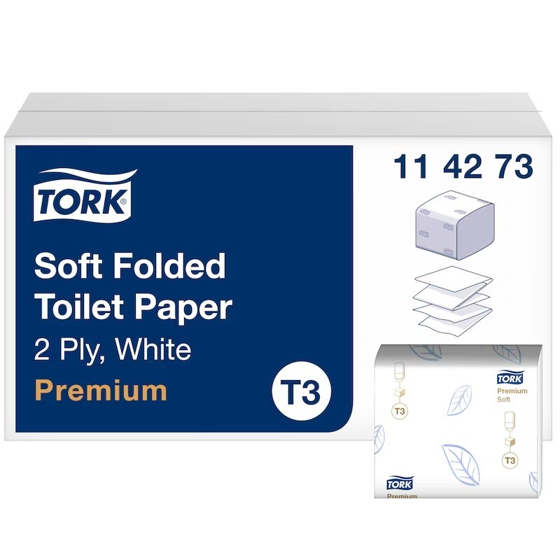 Carta Igienica Intercalata T3 Tork Premium Soft – 2 Veli, Morbida e Igienica Carta Igienica Intercalata T3 Tork Premium Soft – 2 Veli, Morbida e Igienica