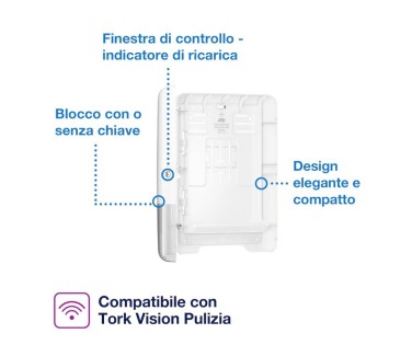 Dispenser Tork Xpress® H2 Maxi  – Asciugamani Intercalati