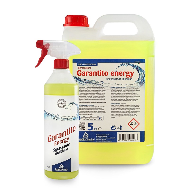 Garantito Energy Sgrassante concentrato per pavimenti e superfici dure
