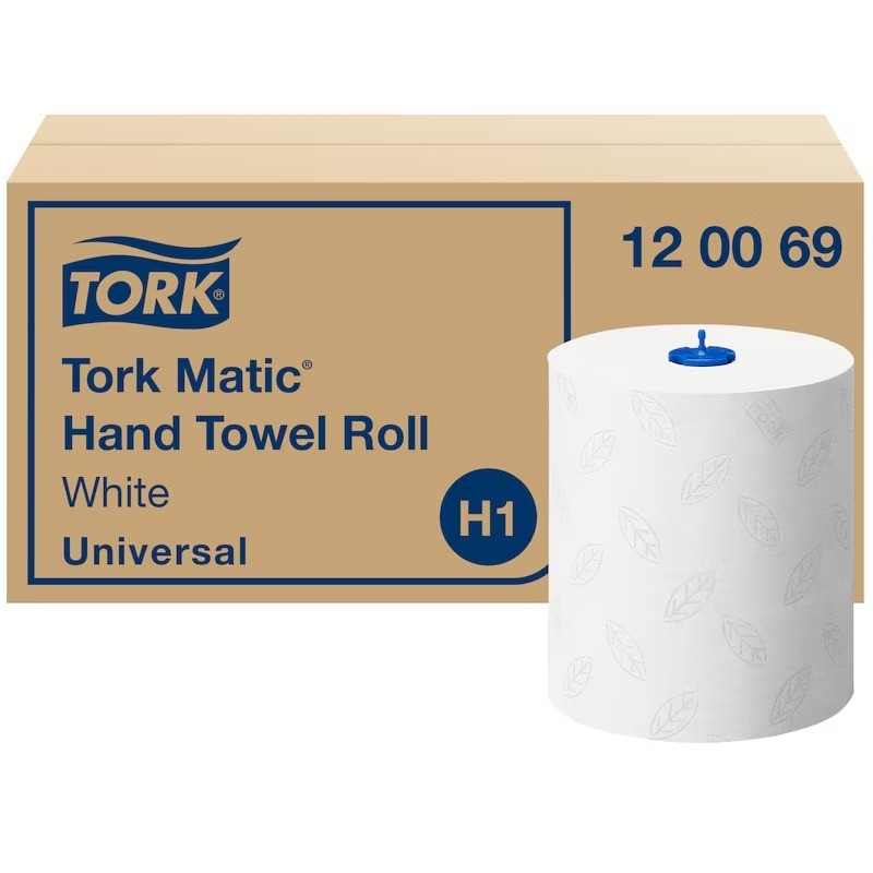 Asciugamani a Rotolo 2 Veli Tork Matic® Universal H1 – Spessi, Assorbenti e Igienici - CT DA 6 ROTOLI Asciugamani a Rotolo 2 Veli Tork Matic® Universal H1 – Spessi, Assorbenti e Igienici - CT DA 6 ROTOLI