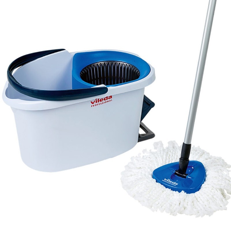 Kit UltraSpin Mini Vileda – Secchio 6 Litri con Strizzatore, Manico e Mop Rotante per Pavimenti Kit UltraSpin Mini Vileda – Secchio 6 Litri con Strizzatore, Manico e Mop Rotante per Pavimenti