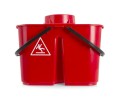 Secchio Fox Doppia Vasca 8+6 Litri TTS – Sistema Strizzino in Polipropilene - Col. Blu e Rosso Secchio Fox Doppia Vasca 8+6 Litri TTS – Sistema Strizzino in Polipropilene - Col. Blu e Rosso