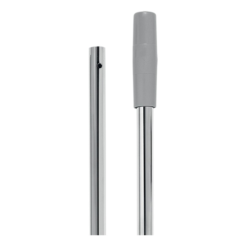 Manico Cromato VDM 145 cm – In 2 Pezzi Assemblabili, Robusto per Scope e Mop Manico Cromato VDM 145 cm – In 2 Pezzi Assemblabili, Robusto per Scope e Mop
