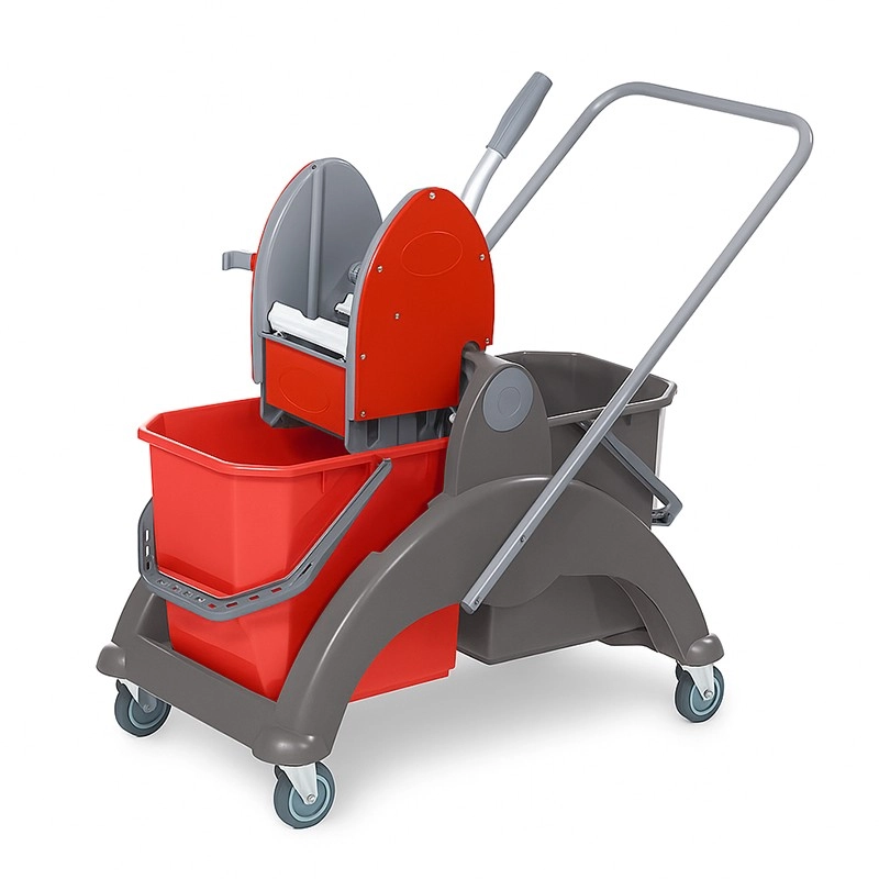Carrello SKY GT Due Secchi da 25 Lt con Strizzatore e Manico Reversibile Carrello SKY GT Due Secchi da 25 Lt con Strizzatore e Manico Reversibile