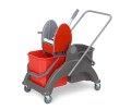 Carrello SKY GT Due Secchi da 25 Lt con Strizzatore e Manico Reversibile Carrello SKY GT Due Secchi da 25 Lt con Strizzatore e Manico Reversibile