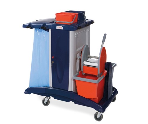 MX 301 Carrello Multifunzione Professionale con Strizzatore e Accessori | Pulizia Completa e Organizzata