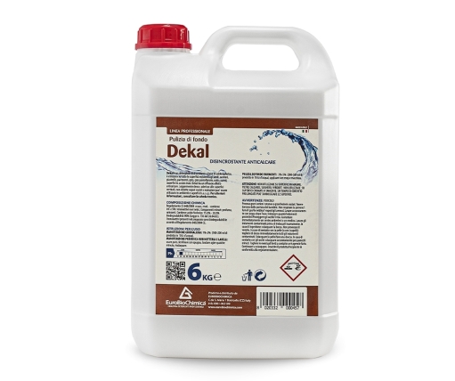 Dekal – Detergente Disincrostante Anticalcare per Sanitari e Superfici Resistenti 6 Kg