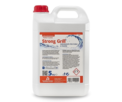 Strong Grill – Detergente Sgrassante Alcalino per Forni e Cappe 6 Kg
