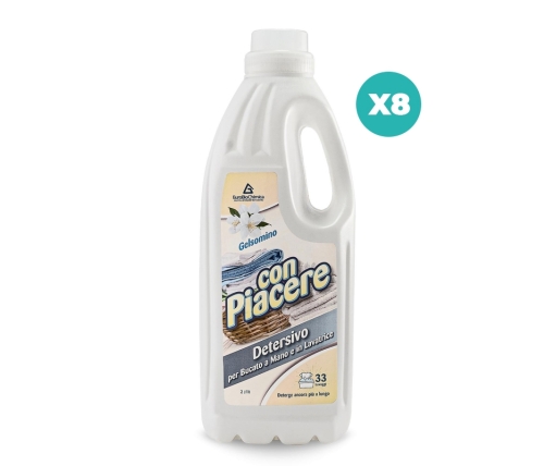 Con Piacere – Detersivo Lavatrice Gelsomino 2 LT | Bucato Pulito