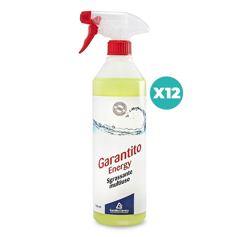 Garantito Energy sgrassatore multiuso 750 ML - CT DA 12 PZ