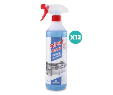 Splend Acciaio – Pulitore Lucidante per Superfici in Acciaio
