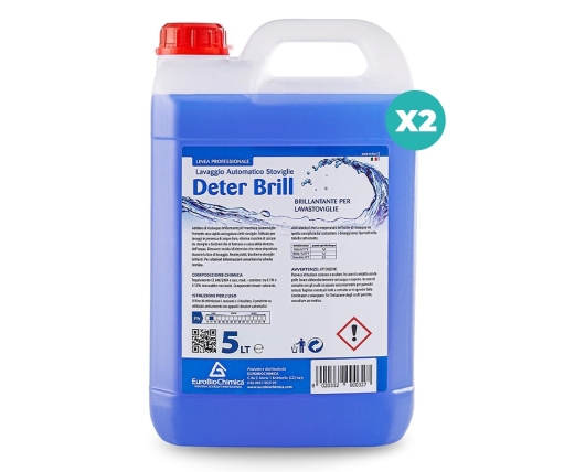 Deterbrill – Brillantante Lavastoviglie Professionale Acque Dure