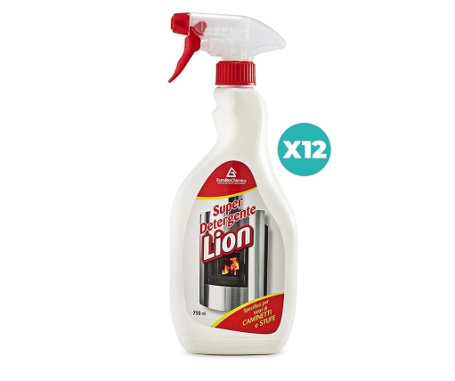 Lion – Detergente Sgrassante Vetri Termocamini e Stufe