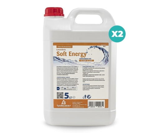 Soft Energy – Ammorbidente Fiori di Loto 5 LT Bucato Morbido e Profumato