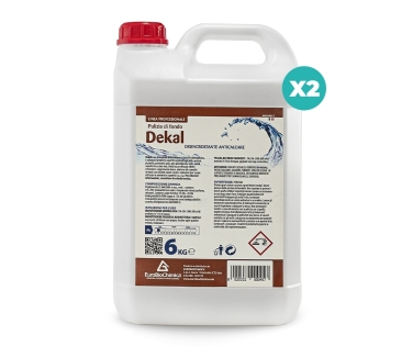 Dekal – Detergente Disincrostante Anticalcare per Sanitari e Superfici Resistenti 6 Kg