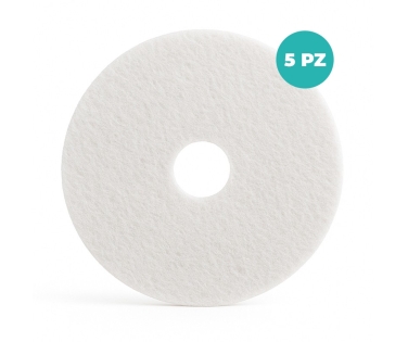 Pad Bianco Ghibli Very Soft Diametro 17” / 20” – Lucidatura Pavimenti Protetti