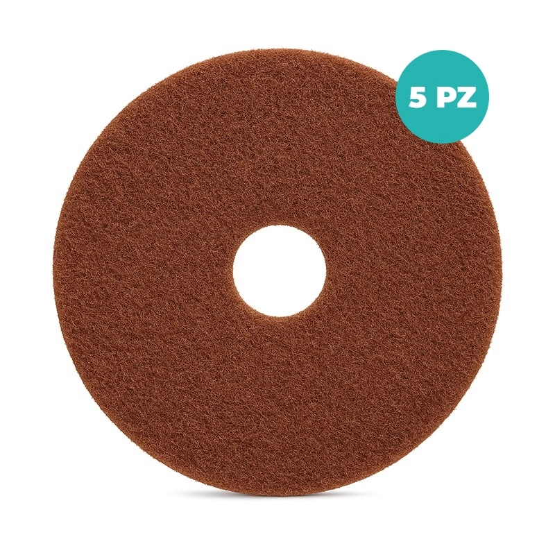 Pad Marrone Ghibli Hard Diametri 17” / 20” Cf da 5 Pezzi – Deceratura Pavimenti Protetti e Non Protetti Pad Marrone Ghibli Hard Diametri 17” / 20” Cf da 5 Pezzi – Deceratura Pavimenti Protetti e Non Protetti