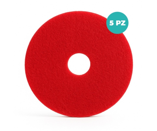 Pad Rosso Ghibli Diametri 17" e 20'' – Medium Soft per Pulizia e Lucidatura