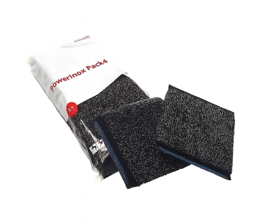 Spugna Abrasiva Power Inox Vileda – Confezione 4 Pezzi per Acciaio e Superfici Resistenti