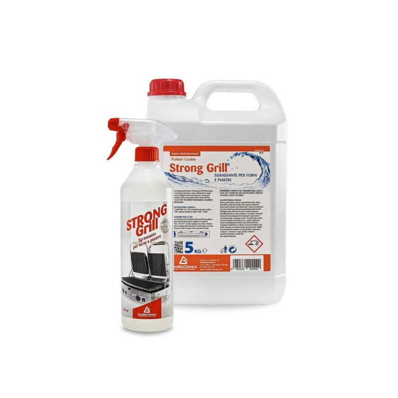 Strong Grill – Detergente Sgrassante Alcalino per Forni e Cappe