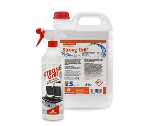 Strong Grill – Detergente Sgrassante Alcalino per Forni e Cappe