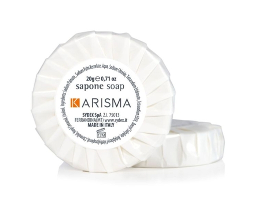 Sapone Plissettato Rotondo Karisma 20 g – Cartone da 250 pezzi