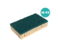 Spugna abrasiva Vileda con strato verde – Pulizia profonda -  Cf Da 10 Pezzi