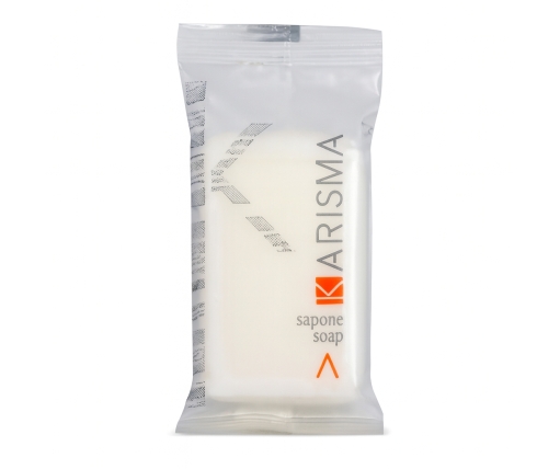Saponetta Karisma 14 g – Flow Pack Cartone da 500 pezzi