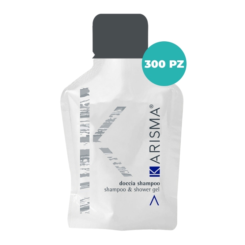Bustina Doccia Shampoo Stand Up Karisma 30 ml – Cartone da 300 pezzi Bustina Doccia Shampoo Stand Up Karisma 30 ml – Cartone da 300 pezzi