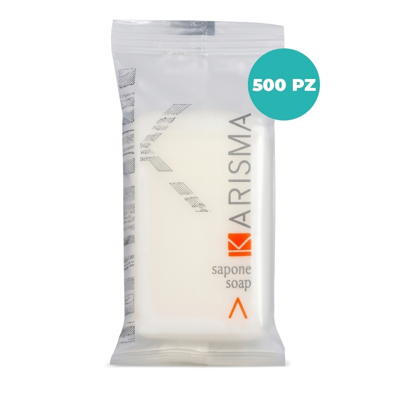 Saponetta Karisma 14 g – Flow Pack Cartone da 500 pezzi