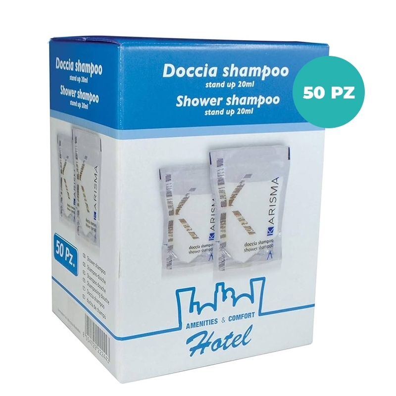 Multipack Doccia Shampoo Stand Up Karisma 20 ml – Confezione da 50 bustine Multipack Doccia Shampoo Stand Up Karisma 20 ml – Confezione da 50 bustine