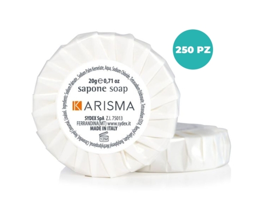 Sapone Plissettato Rotondo Karisma 20 g – 250 pezzi | Kit Cortesia Hotel