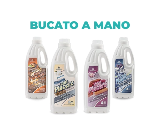 Kit Bucato Perfetto con Detergente “Con Piacere” e Ammorbidente Profumato - 4 Profumazioni