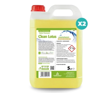 Clean Lotus Detergente Lavapavimenti Brillantante Fiori di Loto 5L
