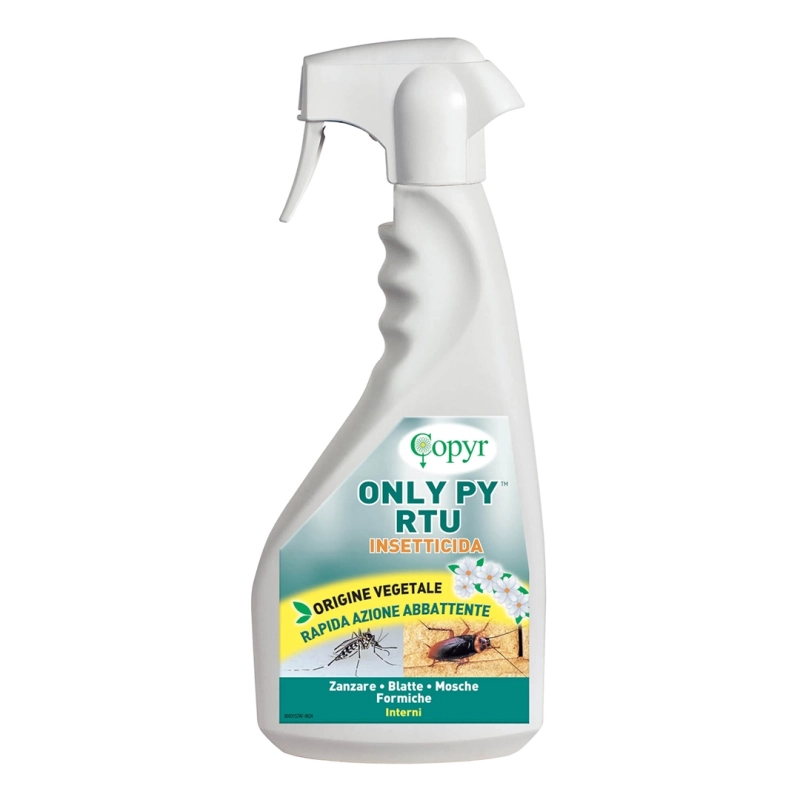 ONLY PY RTU 750 ml Insetticida Naturale al Piretro | Cimici, Zanzare, Formiche e Acari | Pronto all’Uso ONLY PY RTU 750 ml Insetticida Naturale al Piretro | Cimici, Zanzare, Formiche e Acari | Pronto all’Uso