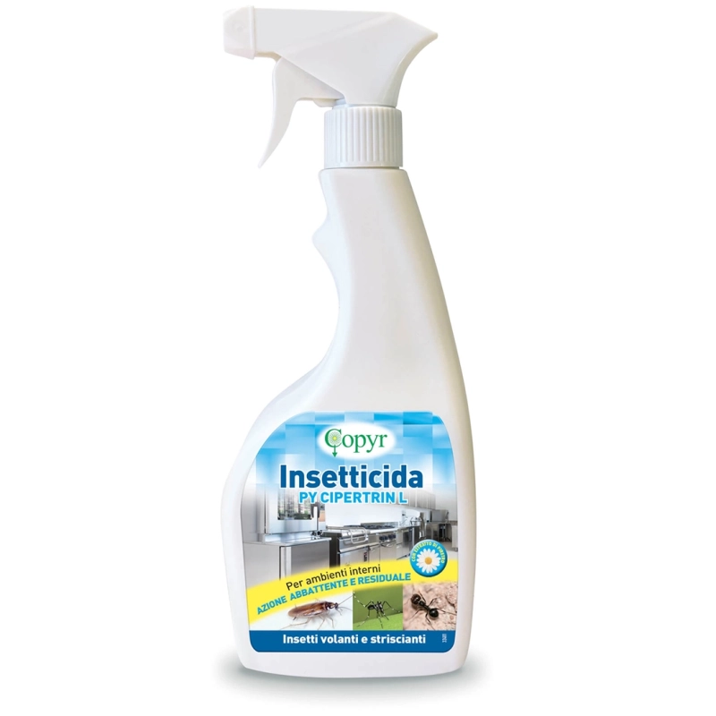 PY CIPERTRIN L 750 ml Insetticida Professionale Zanzare, Blatte, Formiche | Residualità fino a 8 Settimane PY CIPERTRIN L 750 ml Insetticida Professionale Zanzare, Blatte, Formiche | Residualità fino a 8 Settimane