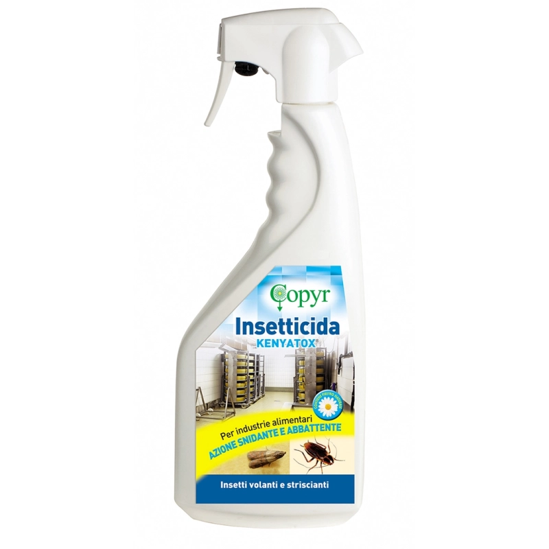 KENYATOX 1L Insetticida al Piretro Naturale | Uso Professionale Industria Alimentare | Mosche e Insetti Striscianti