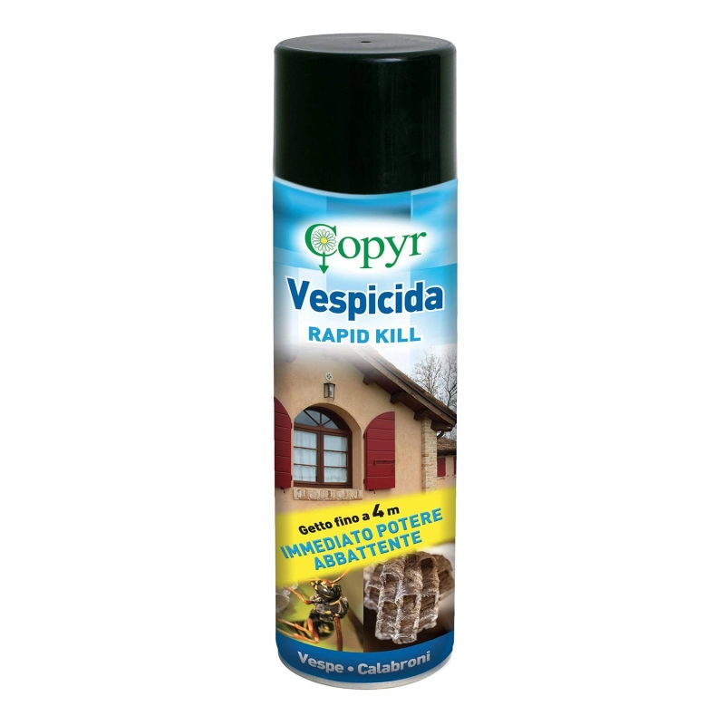 Insetticida Vespe Spray COPYR Rapid Kill 750 ml | Aerosol Zanzare Mosche Azione Immediata Insetticida Vespe Spray COPYR Rapid Kill 750 ml | Aerosol Zanzare Mosche Azione Immediata