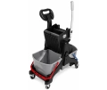Carrello Strizzatore Numatic MM 1616Bi con Doppio Secchio da 15 Litri Carrello Strizzatore Numatic MM 1616Bi con Doppio Secchio da 15 Litri