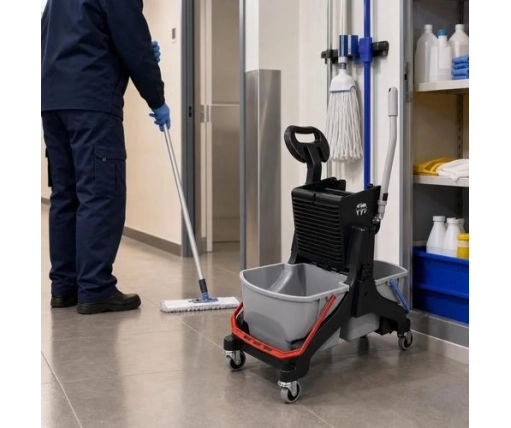 Carrello Strizzatore Numatic MM 1616Bi con Doppio Secchio da 15 Litri